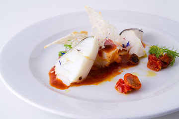 main courses ready in a gourmet restaurant