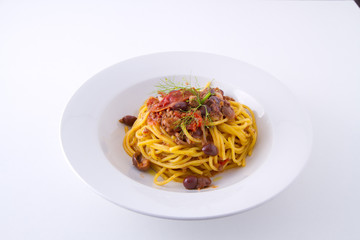 main courses ready in a gourmet restaurant