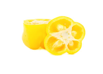 Cut yellow pepper