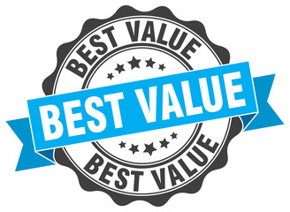 best value stamp. sign. seal