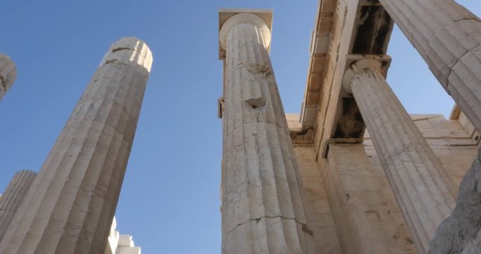 Athens Greece Parthenon temple on Athenian Acropolis