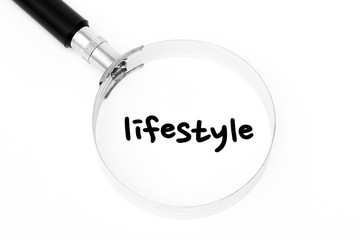 Lifestyle searching with magnifier