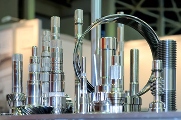 Metal shafts and metallic ring