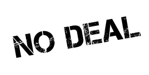 No Deal rubber stamp. Grunge design with dust scratches. Effects can be easily removed for a clean, crisp look. Color is easily changed.
