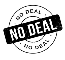 No Deal rubber stamp. Grunge design with dust scratches. Effects can be easily removed for a clean, crisp look. Color is easily changed.