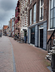 Netherlands Haarlem the historic architecture