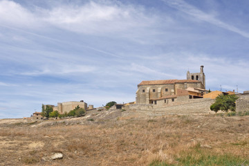 village of  Montealegre de Campos, Tierra de Campos region, Valladolid province, Castilla y Leon, Spain