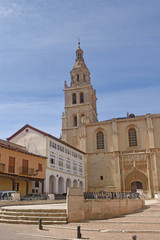 Fototapeta na wymiar Santa Maria church of Medina de Rioseco, Valladolid province, Castilla y Leon, Spain