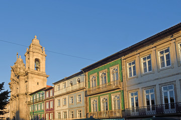 Fototapeta na wymiar Igreja dos Congregados, Avenida Central, Braga, Portugal