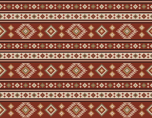 American Indians tribal texture, seamless pattern. 