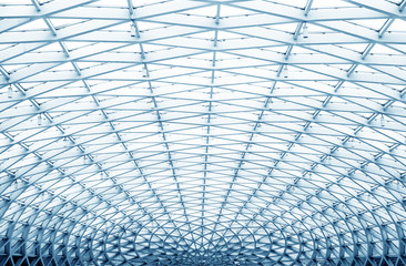 round ceiling inside office center