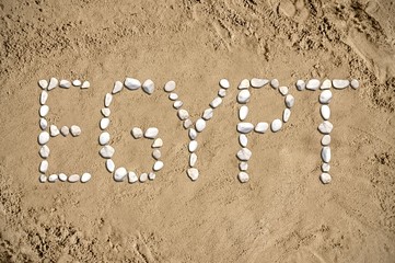 Egypt - beach, sand, stones