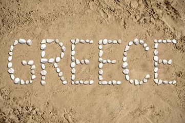 Greece - beach, sand, stones