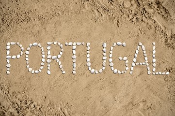Portugal - beach, sand, stones