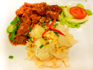 Fried Noodles with Chicken