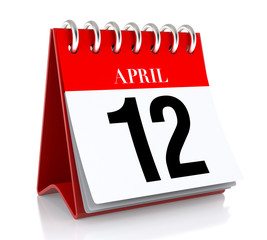 April 12. Calendar