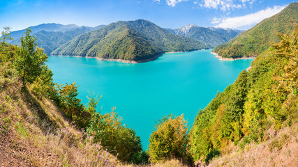 Inguri reservoir, Georgia