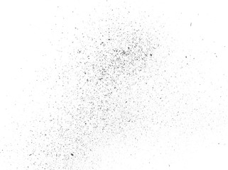 Dust isolated on white background, with clipping path