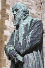 Naklejka premium William Barnes Statue in Dorchester