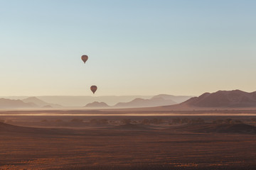 Hot air balloon over Namibia desert - 170335853