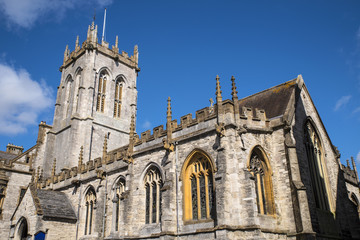 Fototapeta na wymiar St. Peters Church in Dorchester