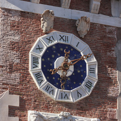 Fototapeta premium Clock with pendulum and escapement mechanism