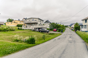 Landscape of village in Norway, Scandinavia