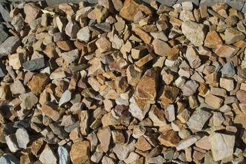 Kieselsteine gelblich