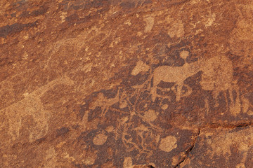 Twyfelfontein , Namibia desert
