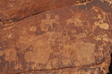 Twyfelfontein , Namibia desert