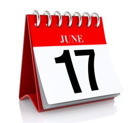 June 17. Calendar