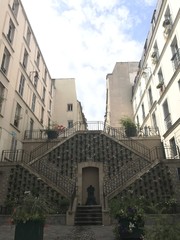 stairs in paris road France - 170342229