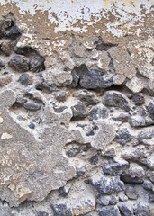 Textur brüchige alte Steinmauer 