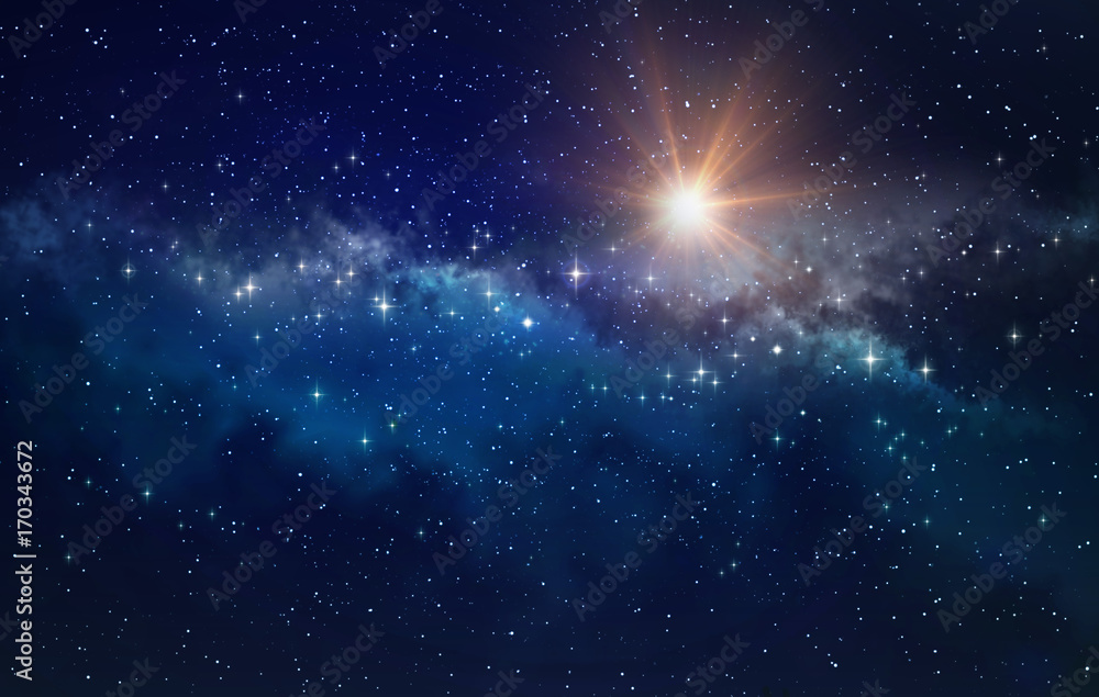 Poster deep space background