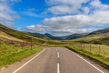 Fototapeta na wymiar Scottish countryside in summer