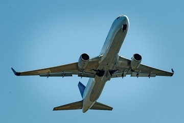 Commercial aircraft flights and activities at Sydney airport Australia.