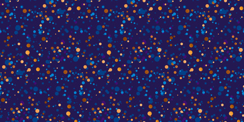 gold star night abstract seamless pattern. vector illustration of festive Xmas repeatable motif