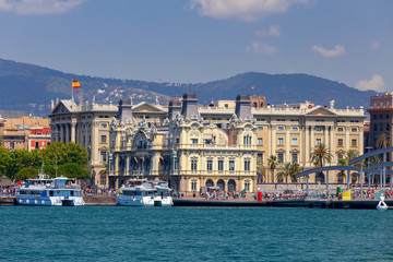 Fototapeta premium Barcelona. Sea port.