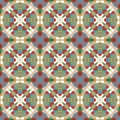 Seamless symmetrical pattern