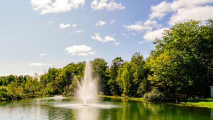 Naklejka premium Two Fountains