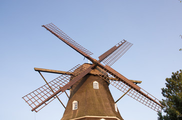 Traditional Swedish windmill
