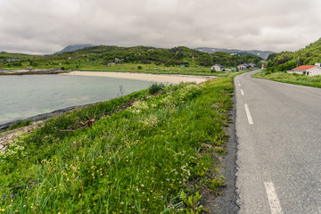 Landscape of village in Norway, Scandinavia
