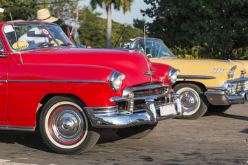 Front of a classic car in Havana 02, Cuba