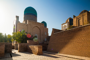 Ancient complex of buildings of Shakh i Zinda, city of Samarkand, Uzbekistan