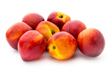 Fototapeta na wymiar Peach. Fruit with isolated on white background.