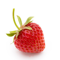 Strawberry isolated on white background. Fresh berry.