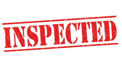 Inspected sign or stamp