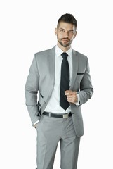 Portrait of businessman in suit