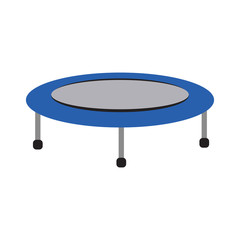 Isolated trampoline icon on a white background, Vector illustration