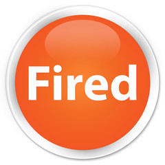 Fired premium orange round button